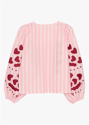 Elisabeth bluse Rose Stripes Sissel Edelbo 